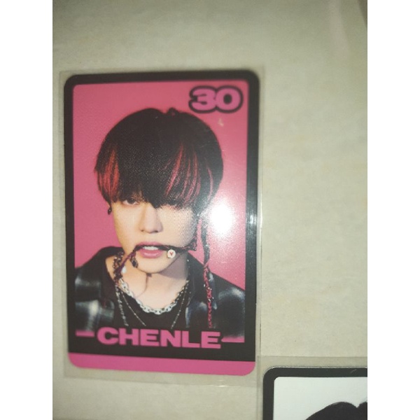 trading card tc b ver glitch mode glimo pop up 2nd md concept konsep chenle pink