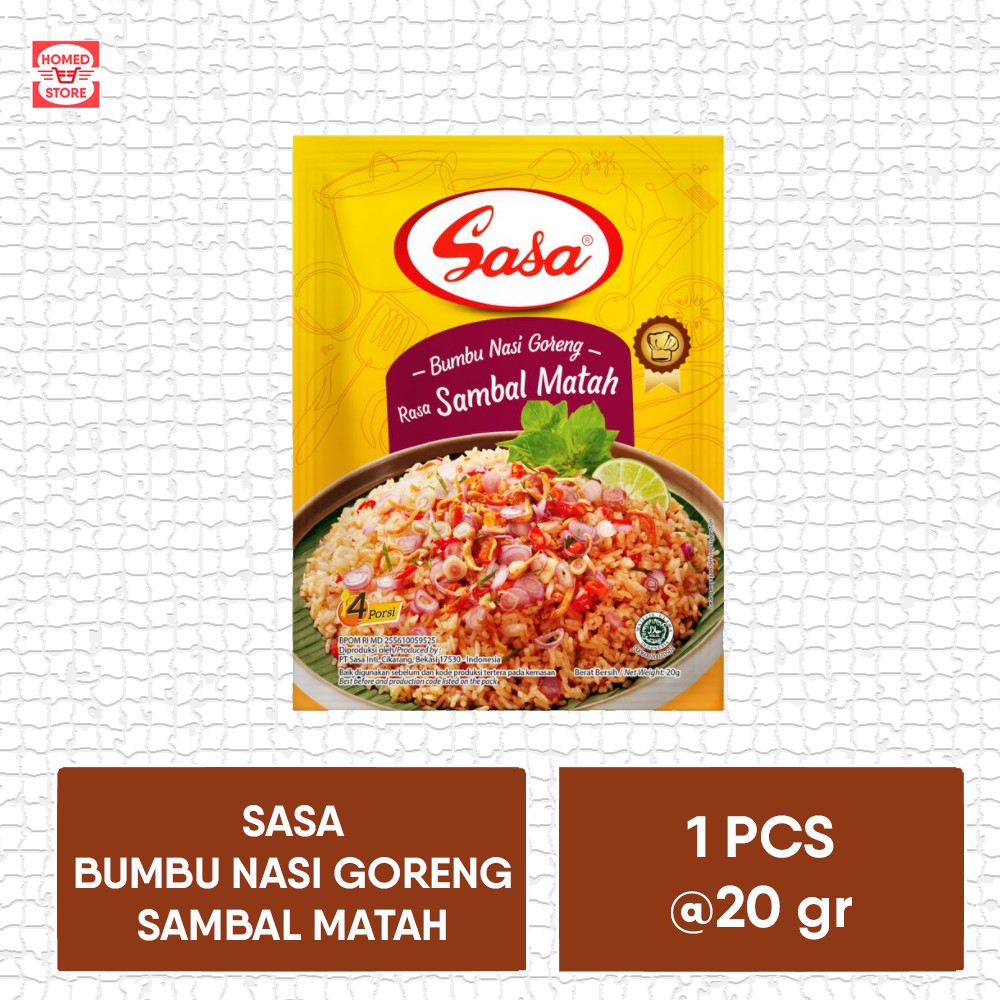 

Sasa Bumbu Nasi Goreng Rasa Sambal Matah 20 gr