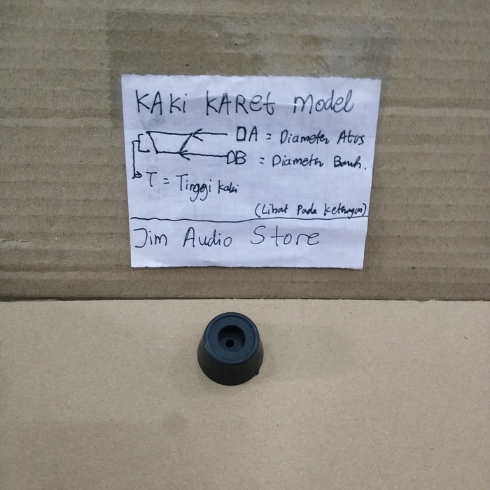 Kaki Karet Tanggung / Kaki karet box power /kaki karet box speaker