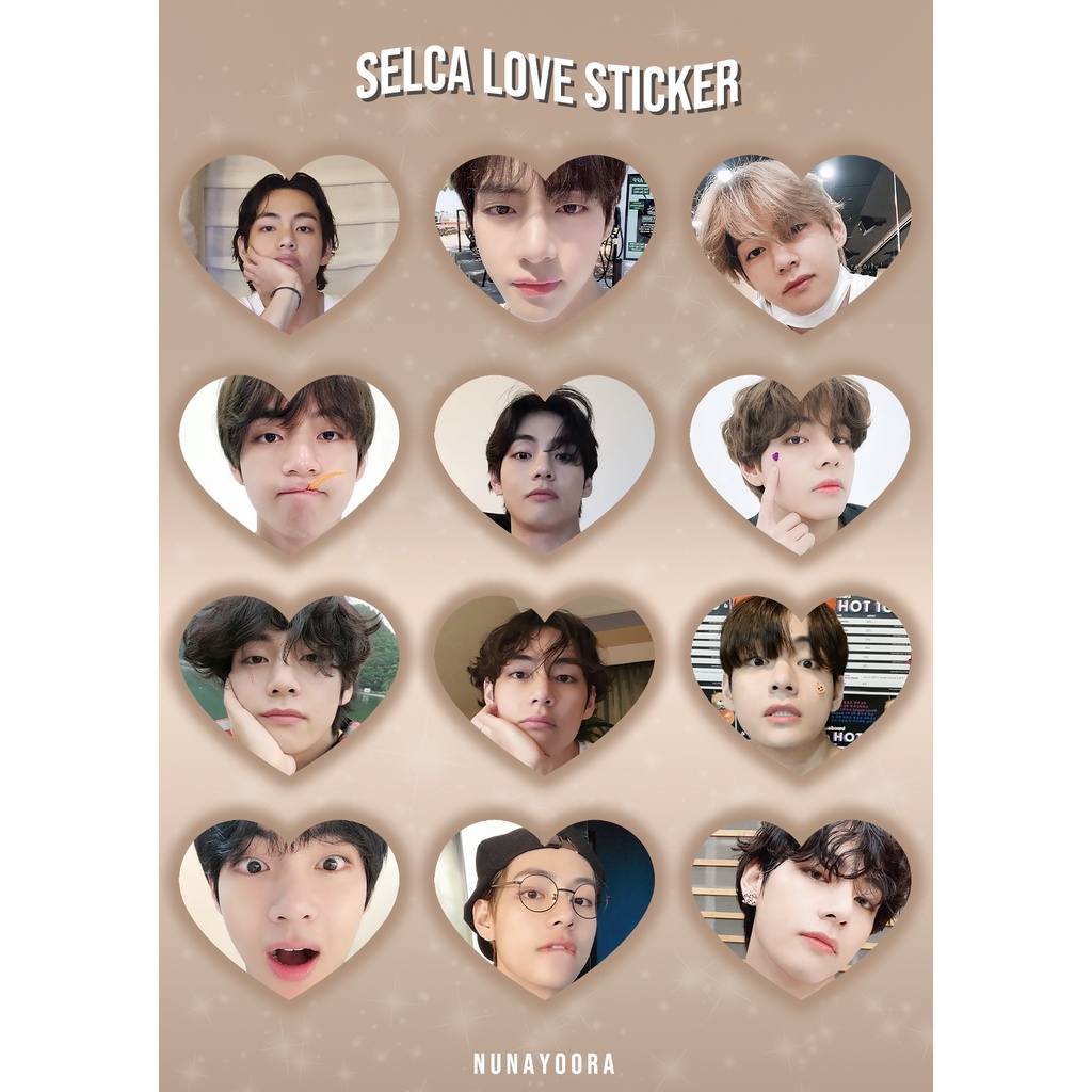 BTS SELCA LOVE STICKER