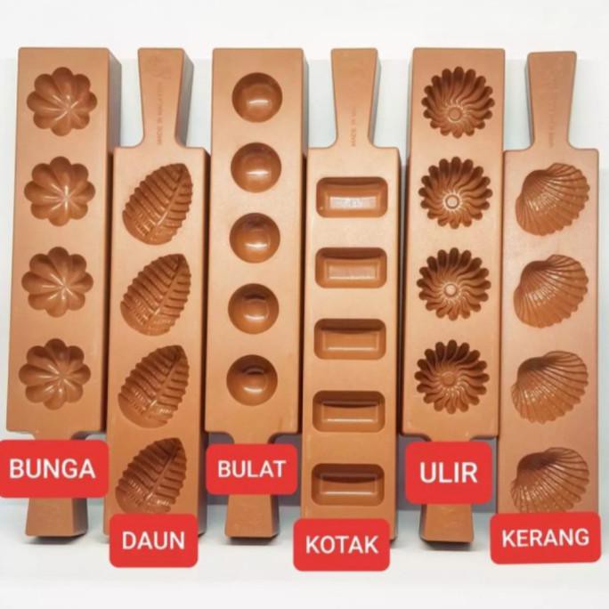 TERBARU CETAKAN KUE MALAYSIA NASTAR BULAT / NASTAR DAUN / KUE BANGKET - BUNGA