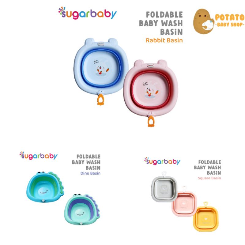 Sugar Baby Foldable Baby Wash Basin - Baskom Lipat Bayi