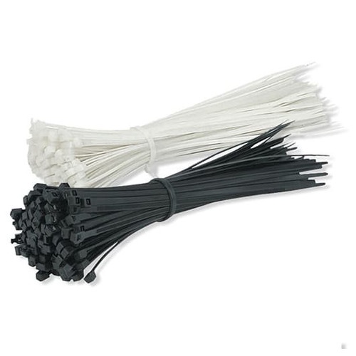 ISI 100 pcs Tali Kabel Tis Cable Ties Sigma Hitam Putih 150mm Universal Pengikat Body Mobil Motor