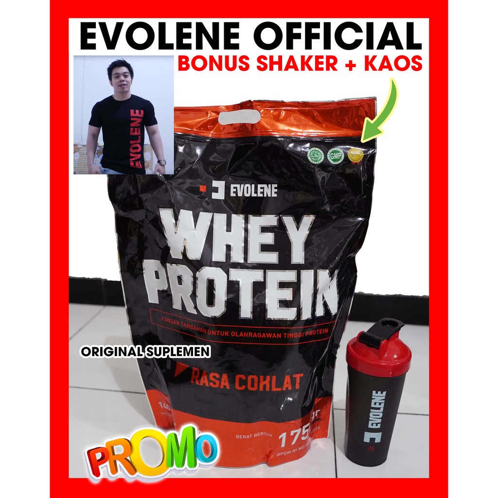 Evolene Whey 50 Sachet 50Sachet Sachets Evowhey 1750gram 1750 gram Cokelat Coklat MOKA HAZELNUT