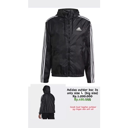 JAKET ADIDAS ESSENTIAL STRIP 3 100% ORIGINAL