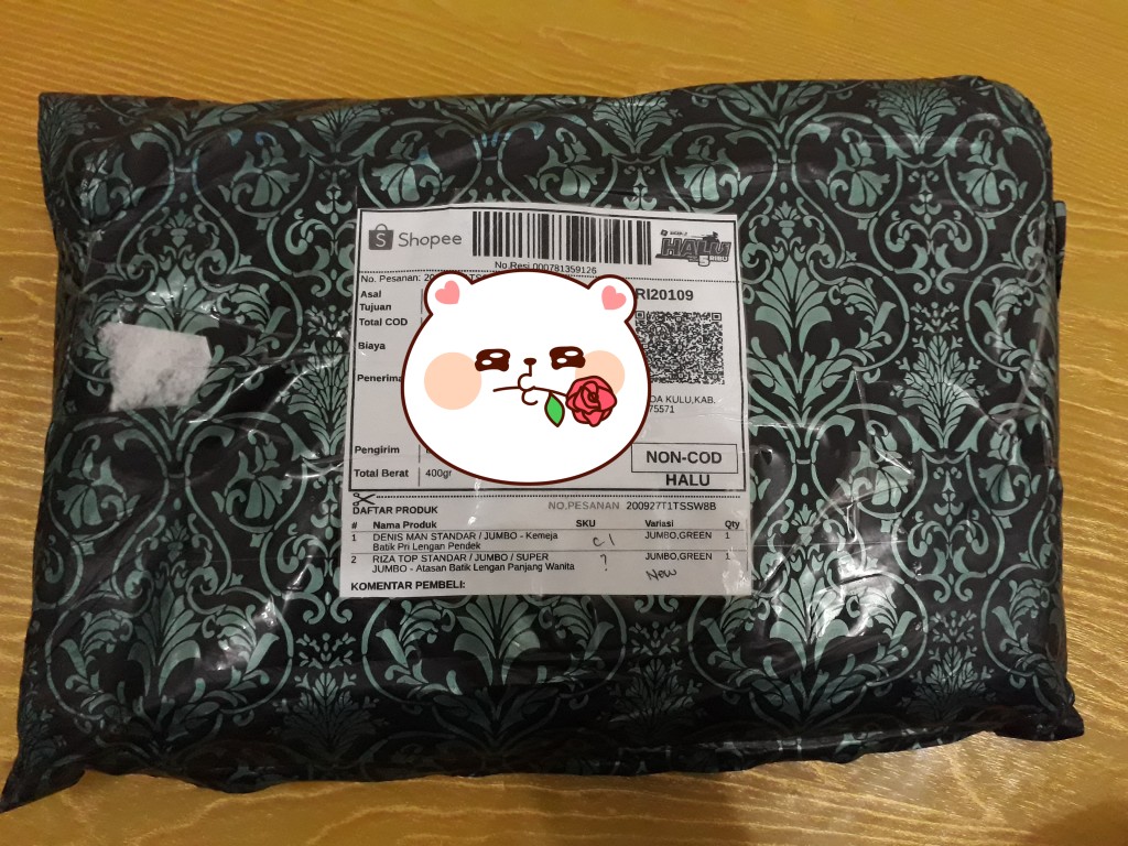 Denis Man Standar / Jumbo - Kemeja Batik Pri Lengan Pendek