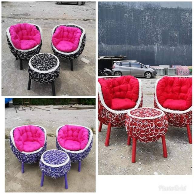 Kursi Teras Brekele Rotan Sintetis