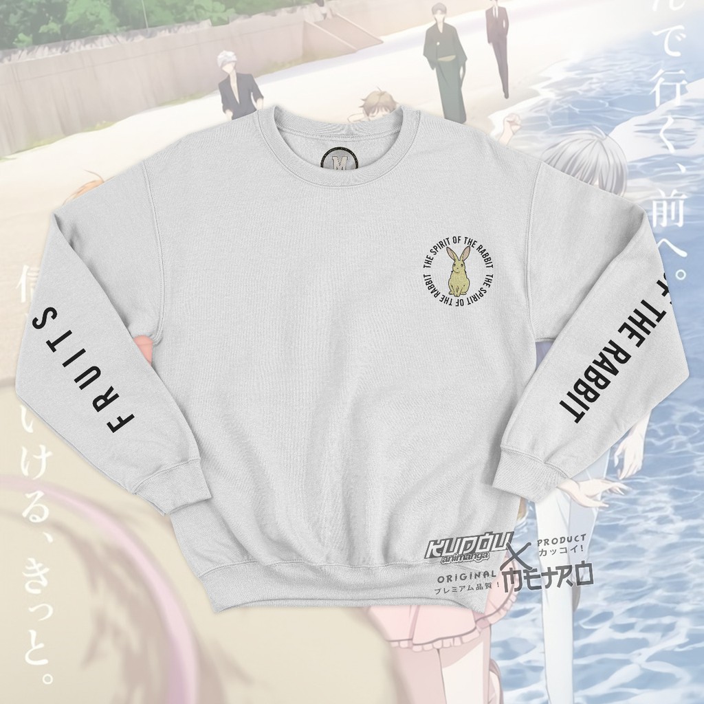 Crewneck Sohma Momiji V2 Anime Fruits Basket Character Manga Cotton Fleece Premium