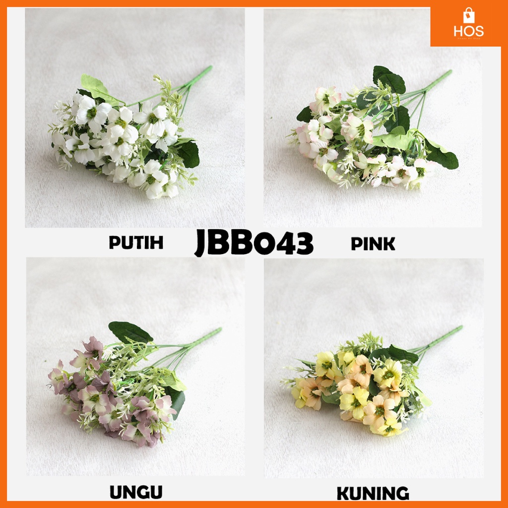 Bouquet bunga JBB043 Artifisial Dekorasi Rumah Happyonshop
