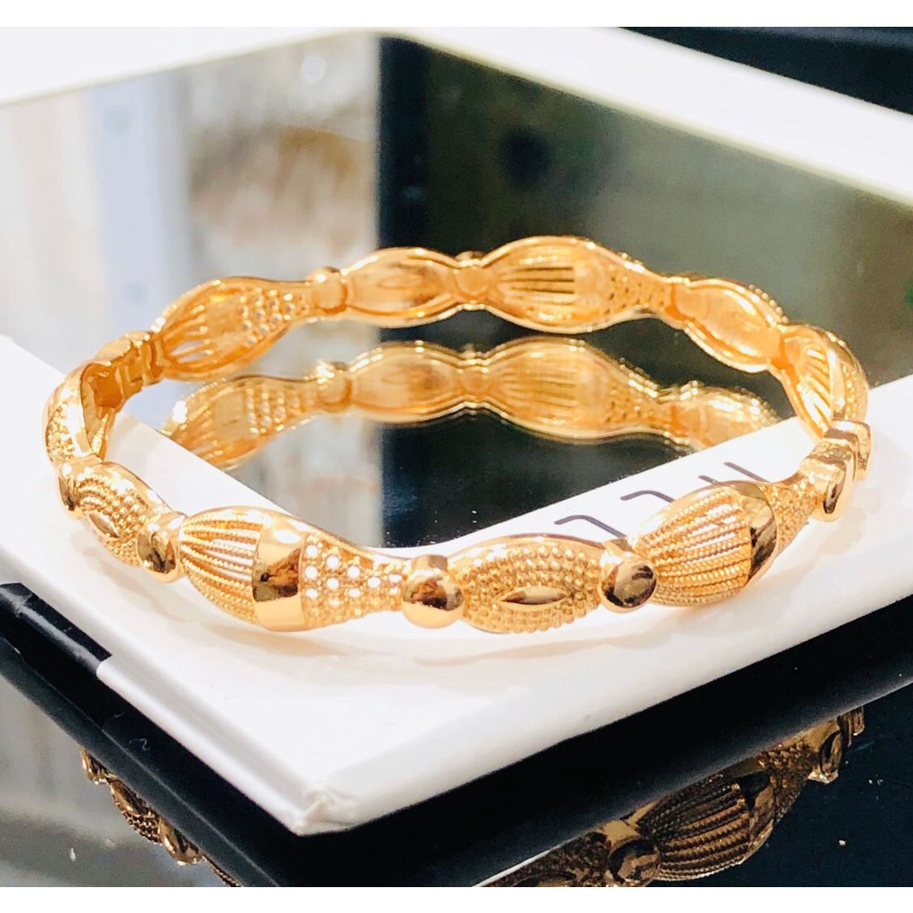 Gelang xuping gelang dewasa bangle permata lapis emas