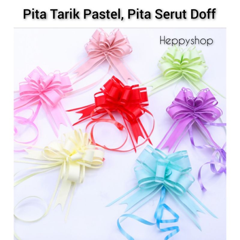 

Pita Tarik Pastel, Pita Serut Doff