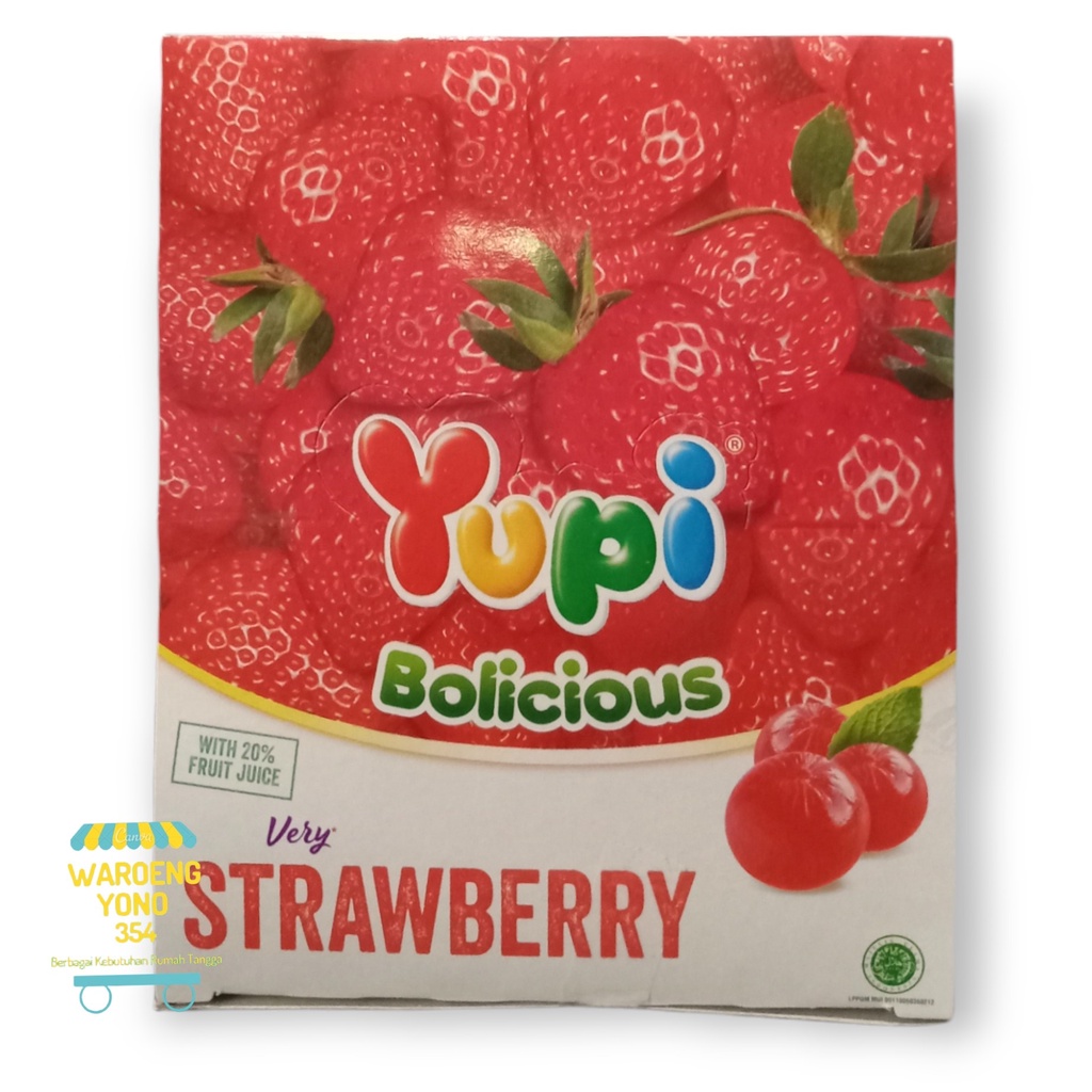 

Yupi - Bolicius Strawberry - 24 Pcs