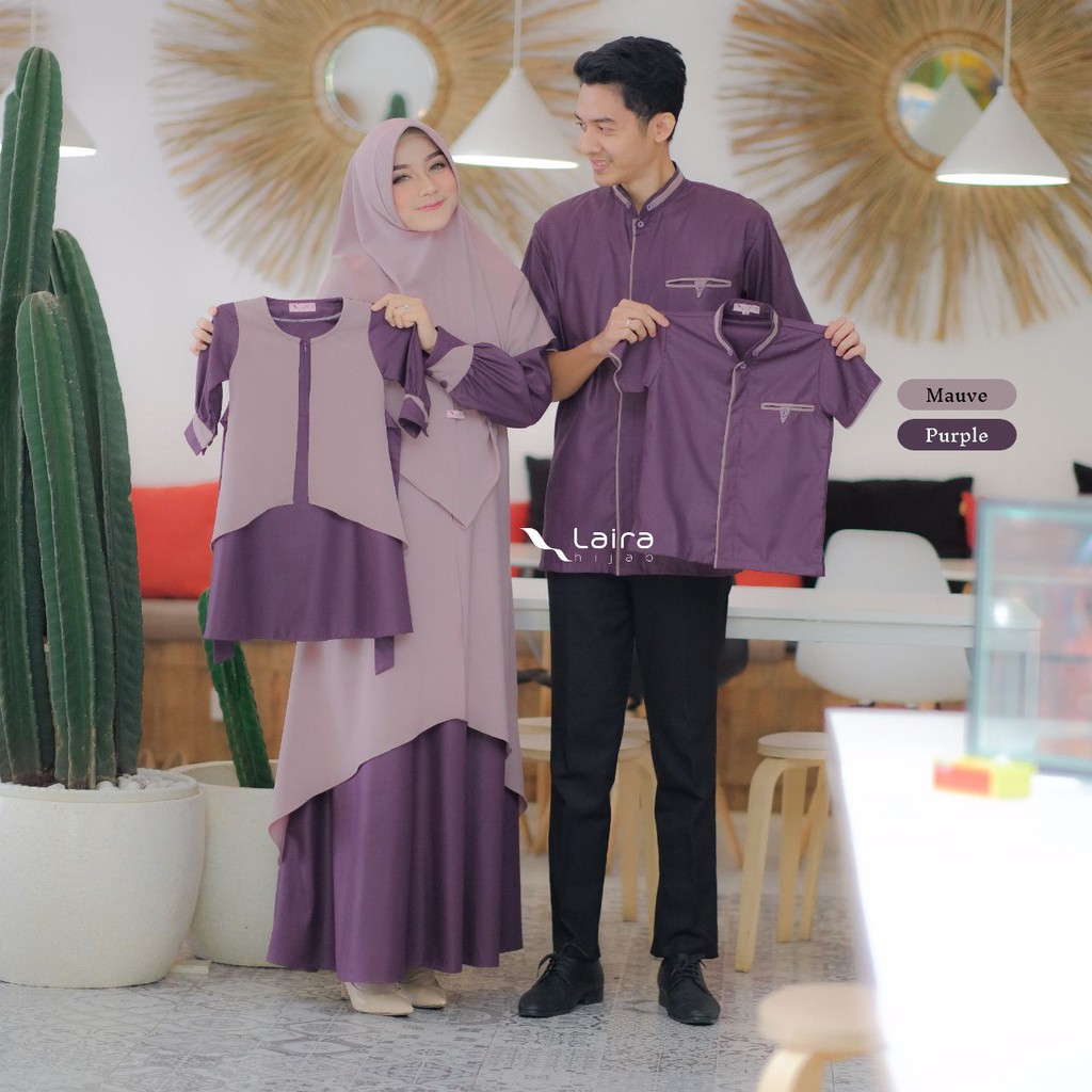 FAMILY SET ZAKY ZAKIYA By LAIRA HIJAB