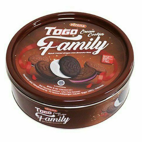 TOGO FAMILY 220 Gr kue kaleng kue lebaran kue kering coklat togo parcel lebaran