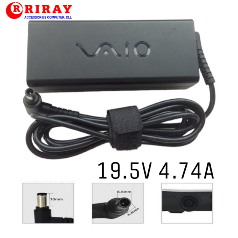 Charger Adaptor Laptop SONY VAIO VGP-AC19V20, VGP-AC19V10 VGP-AC19V12 19.5V 4.7A 90W Original