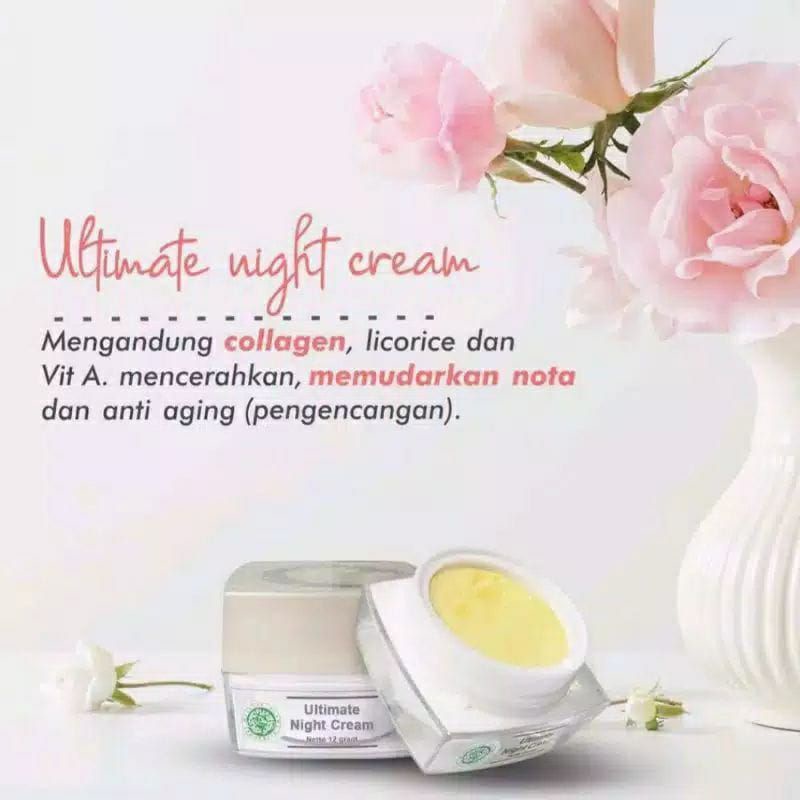 NIGHT CREAM MS GLOW/CREAM MALAM MS GLOW/ACNE NIGHT CREAM/ULTIMATE NIGHT CREAM/LUMINOUS NIGHT CREAM/WHITENING NIGHT CREAM/ORIGINAL 100%