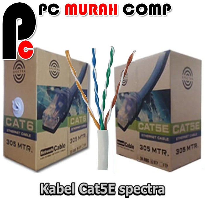 Kabel Lan Roll Spectra CAT5E UTP INDOOR 305M