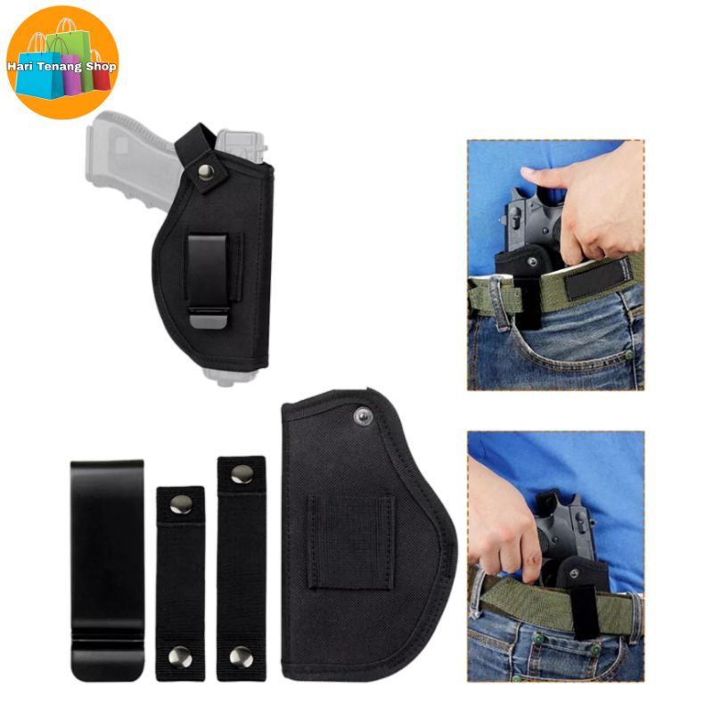 Holster Slip kiri-kanan/holster kain/holster pinggang/holster import