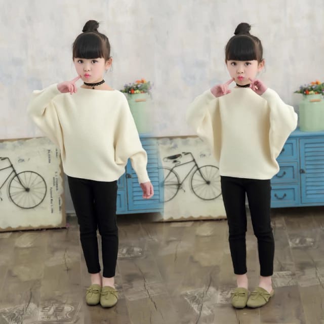 LASPER BLOUSE BATWING KIDS /BAJU RAJUT ANAK TERBARU