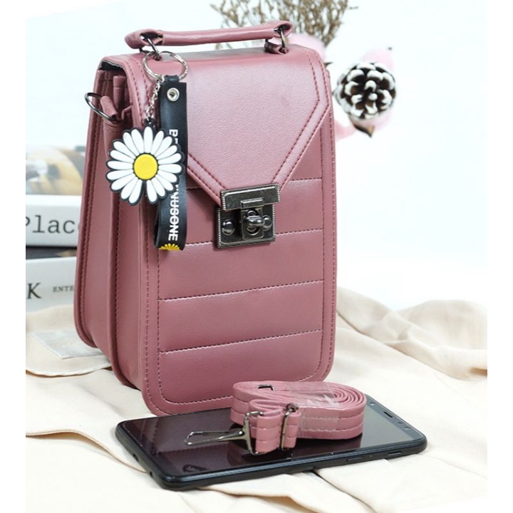❤Delta❤ cod ready stok tas selempang hp wanita slingbag hp tas hp kekinian
