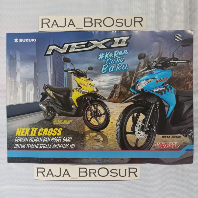 Poster brosur Suzuki Nex II cross