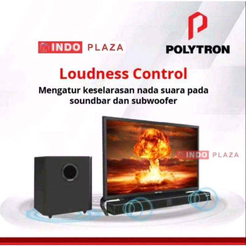 TV POLYTRON 32 Inch DIGITAL CINEMAX SOUNDBAR PLD-32BV1558 CINEMAX SOUNDBAR (LUAR Medan)