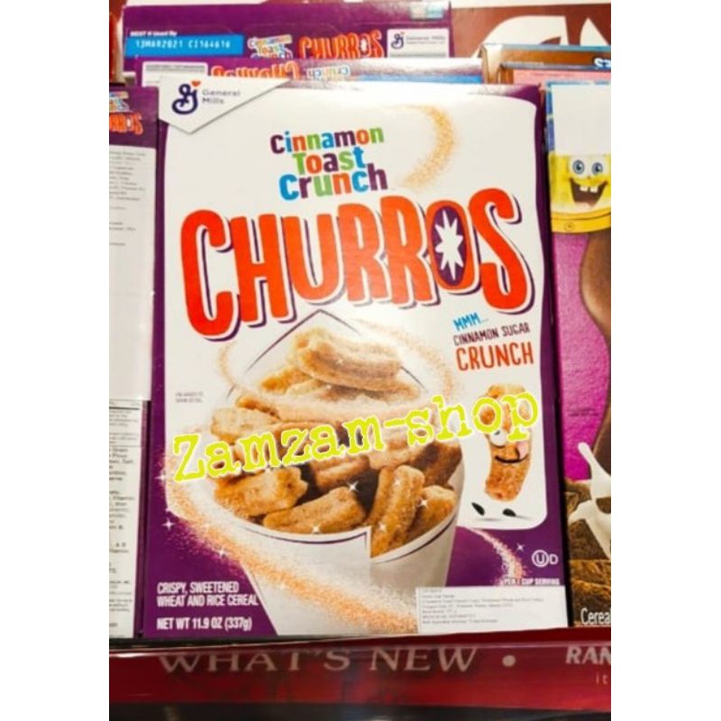 

general Mills Cinnamon toast Crunch Churros 337gr cereal