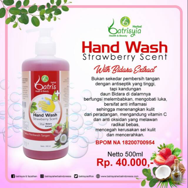 

Hand Wash With Bidara Batrisyia Herbal Bukittinggi