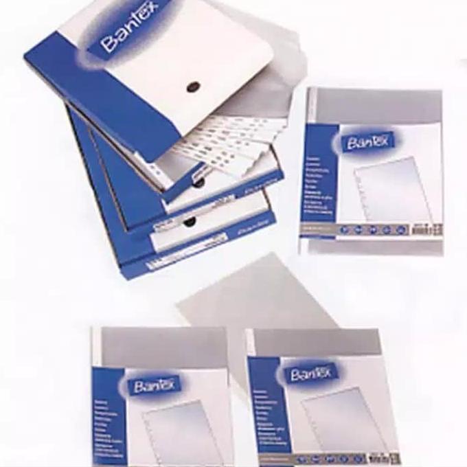

Pp Pocket/ Plastik Pocket / Sheet Protector Ukuran A4 Merk Bantex 2040 Terlaris