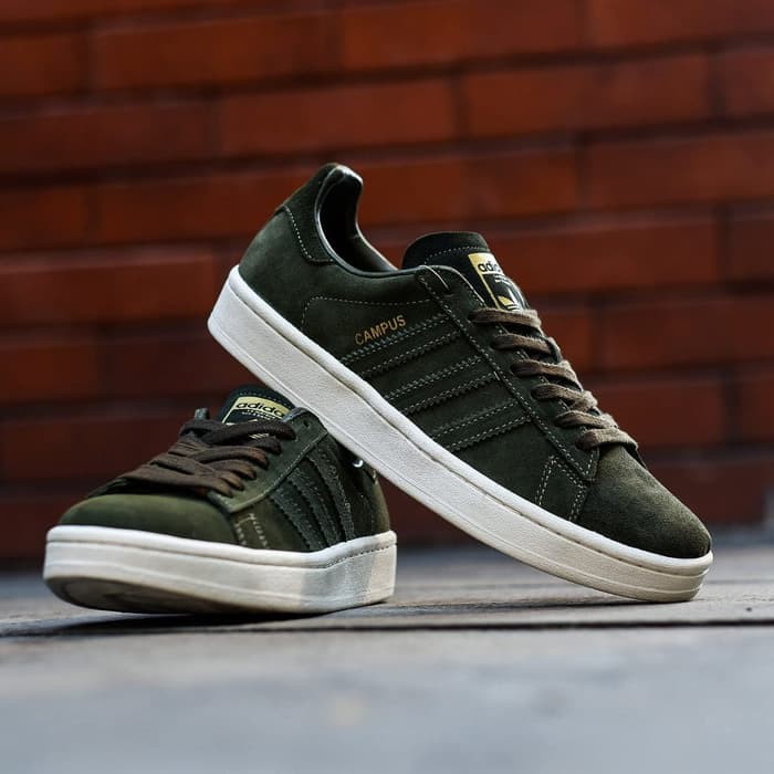 SEPATU ADIDAS CAMPUS ARMY IMPORT PREMIUM SEPATU PRIA KASUAL SNEAKERS SKATERS KASUAL SHOES MAN