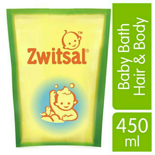 Zwitsal Baby Bath 2 in 1 Hair &amp; Body 450 ml Sabun dan Sampo Bayi 450ml