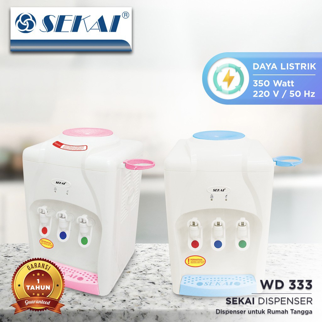 Sekai Dispenser Hot Normal And Cool WD-333