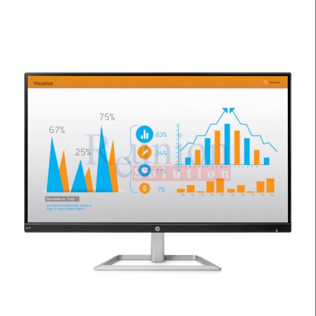 LED Monitor Komputer HP 27inch IPS Wide N270 fullhd