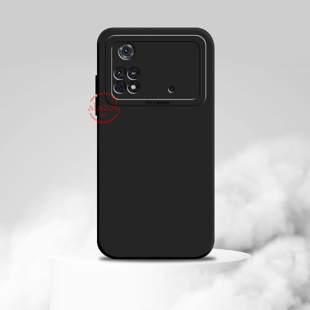 Case Xiaomi Poco M4 Pro 4G 2022 Soft Case Liquid Silicone Pro Camera Premium Casing