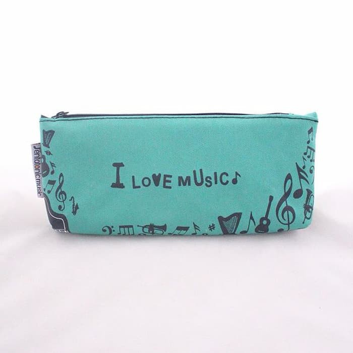 

Ready Stok I Love Music Pencil Case Tempat Pensil Berkualitas