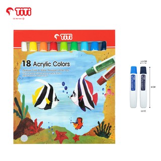  Acrylic  Color Cat  Akrilik TiTi  AC 12ML 18 18 Warna 