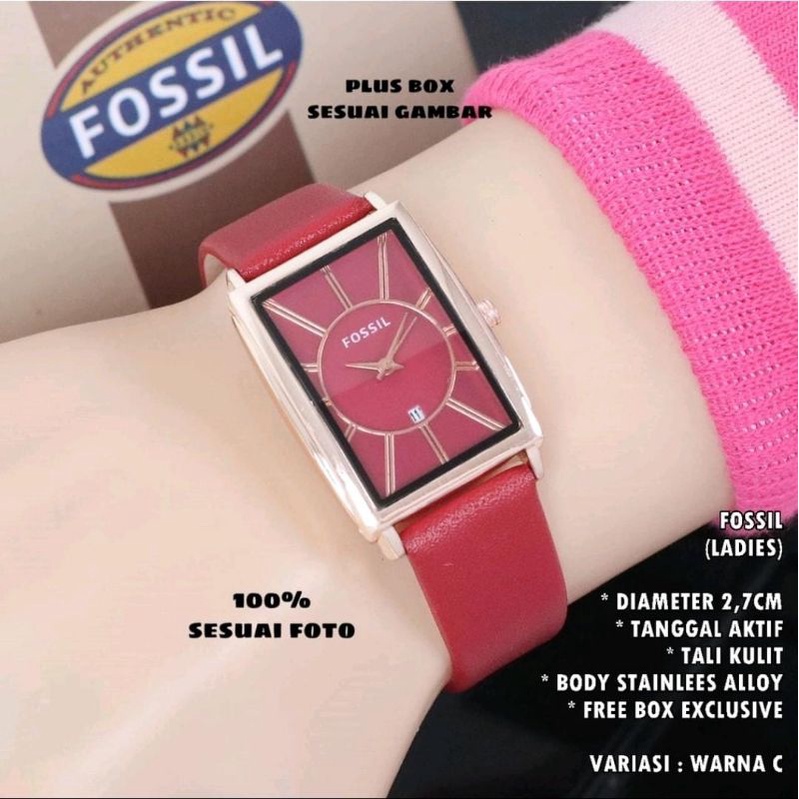 Jam Tangan Wanita Kulit Jam Tangan Wanita Terlaris Free Box dan Baterai