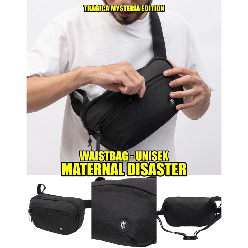 [ORIGINAL] TAS SLEMPANG PINGGANG WAISTBAG SERIES GUSTA MERK MATERNAL DISASTER UNISEX PRIA DAN WANITA