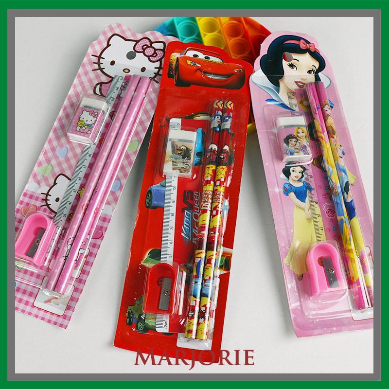 5pcs Siswa Kreatif Set Kartun Kartun Lucu Kindergarten Festival Kecil Hadiah Kecil-MJD