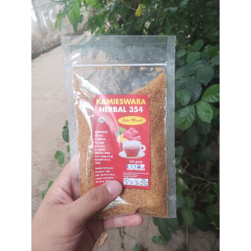 

Kamieswara Herbal 354 Jahe Merah Pouch isi 330 gram