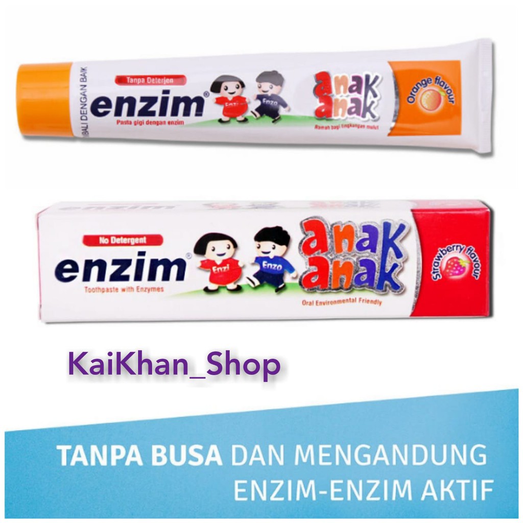 ENZIM Tooth Paste Anak Odol [ 63gram ]