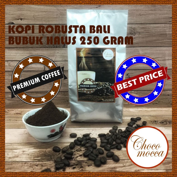 

Kopi Robusta Bali / Kopi Bali / Kopi Bubuk / Biji Kopi -250 gram