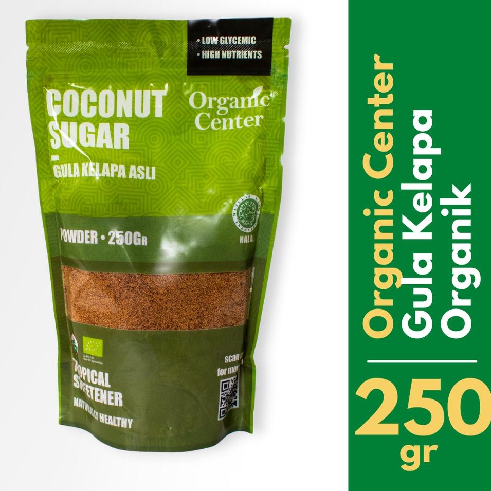 

CODEV1h1G--Organic Center - Coconut Sugar USDA Organic 250gr - Gula Kelapa - Organik