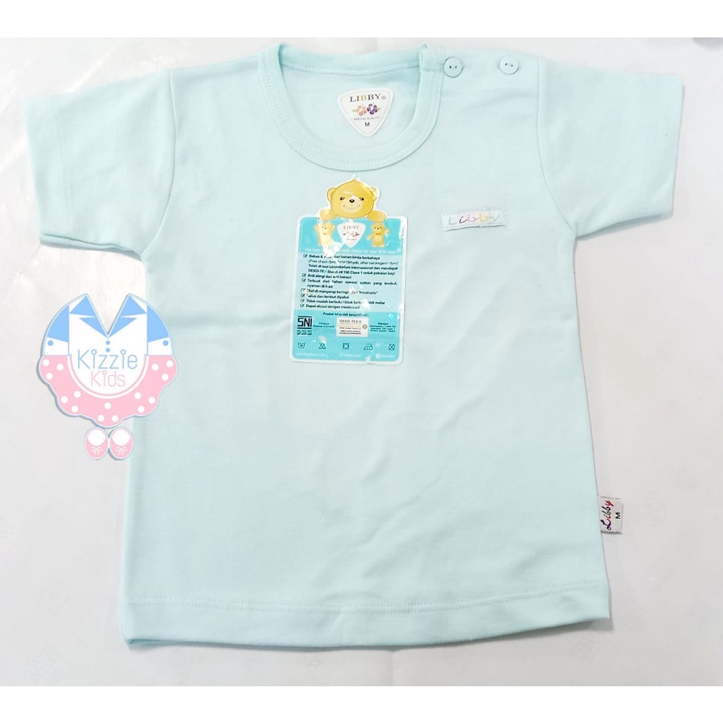 Baju Libby AtasanTangan Pendek Kancing Pundak/Kaos Oblong 1pcs