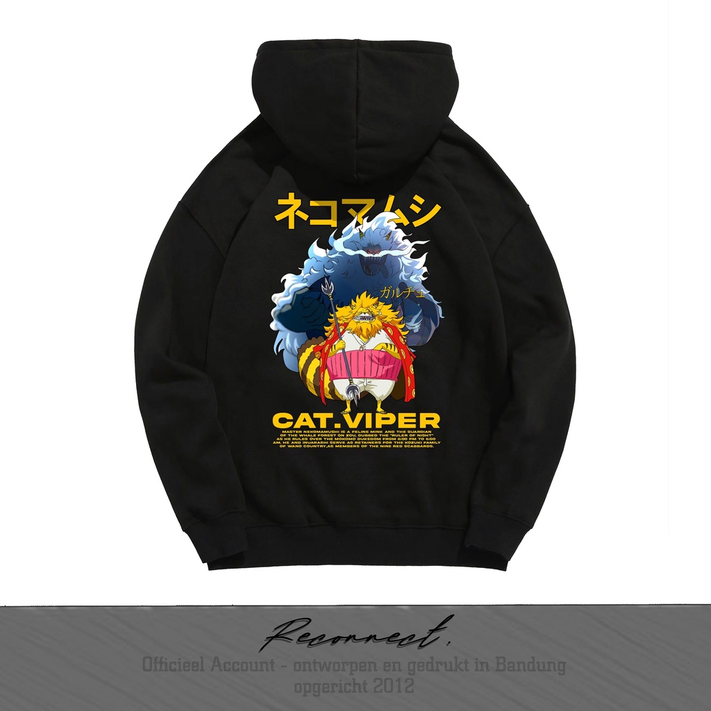 Reconnect Sweater Pullover Hoodie Anime One Piece Cat Viper