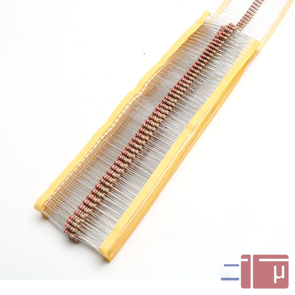 x10 Resistor 22R 22 Ohm 1/2W Karbon 5% Taiwan Kaki Tembaga