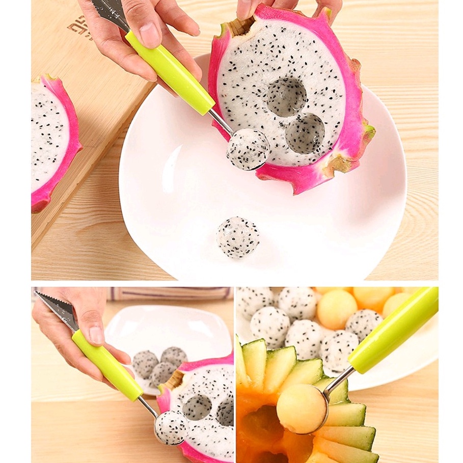 ☛TK☚ R431 Alat Pengupas Buah / Sendok Serut Scoop Buah / Spoon Fruit