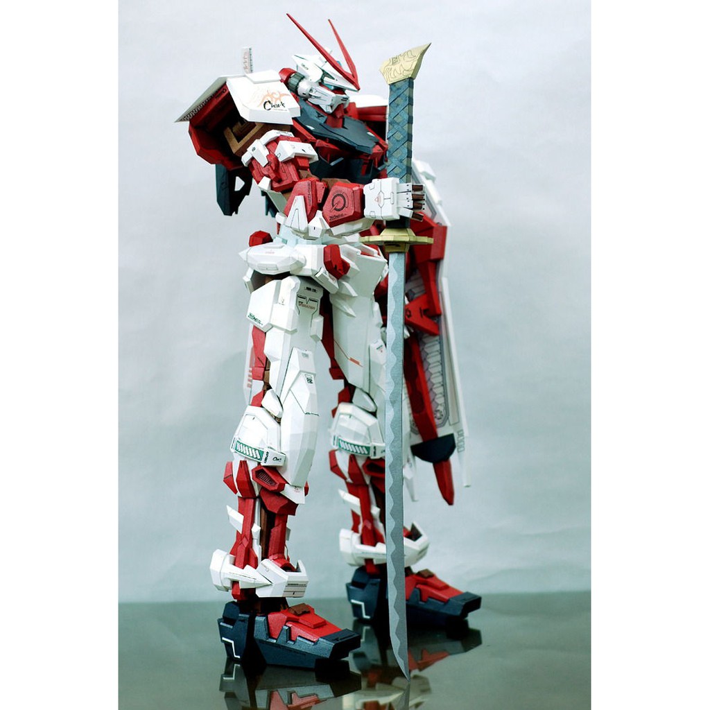 DIY Papercraft MBF-P02 Gundam Astray Red Frame Versi 3