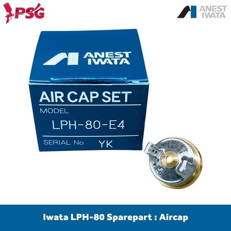 Iwata LPH-80 Spraygun Aircap Sparepart