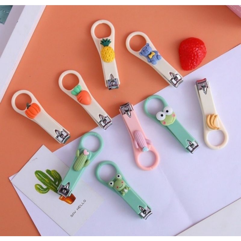 Gunting Kuku Karakter Jepit Kuku Motif Jepit Kuku Mini Nail Clipper Menicure Pedicure Nail Souvenir